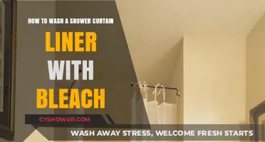 Bleach Cleaning Guide: Refresh Your Shower Curtain Liner Easily