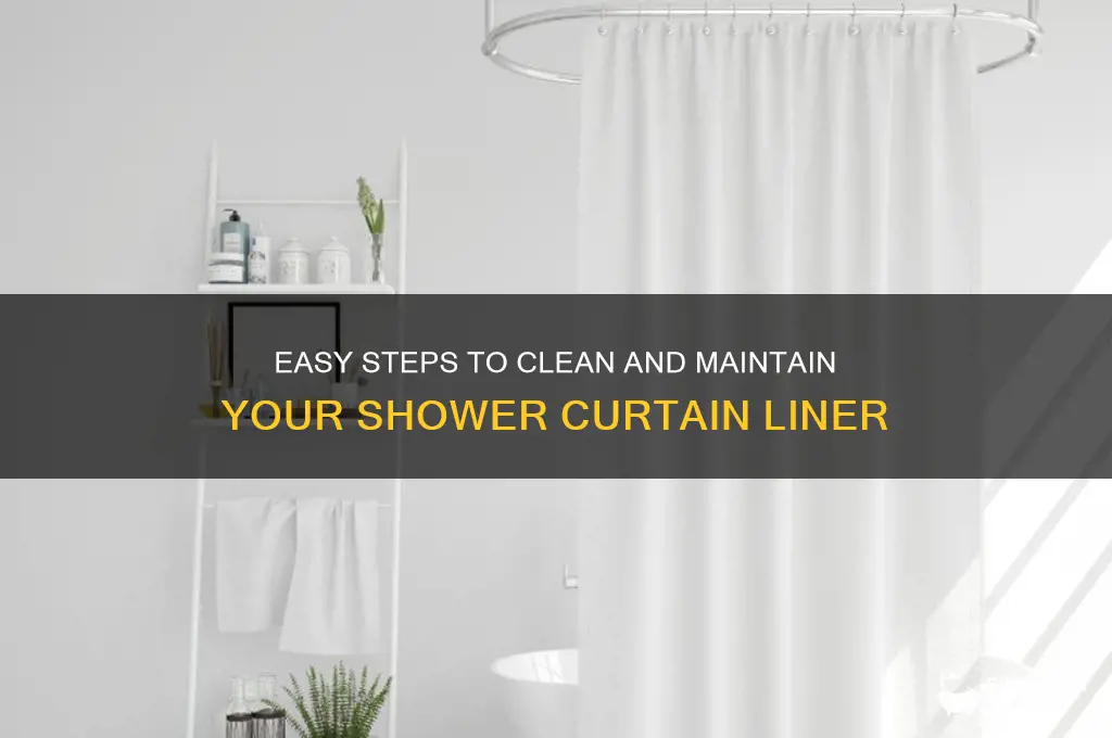 how to wash a shower curtain liner