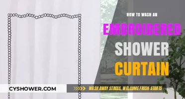 Gentle Care Guide: Washing Your Embroidered Shower Curtain Safely