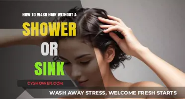 Creative Hair Washing: No Shower, No Sink, No Problem!
