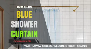 Easy Steps to Clean and Maintain Your Blue Shower Curtain