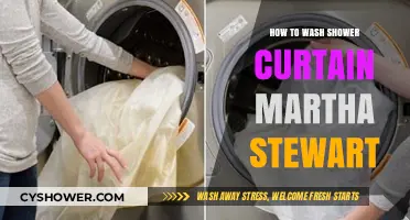 Martha Stewart's Guide: Effortlessly Cleaning Your Shower Curtain