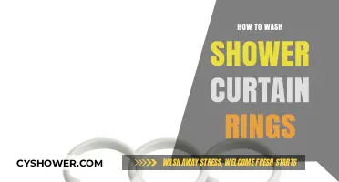 Easy Steps to Clean and Maintain Shower Curtain Rings