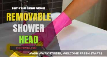 Easy Shower Cleaning Tips: No Removable Shower Head Required
