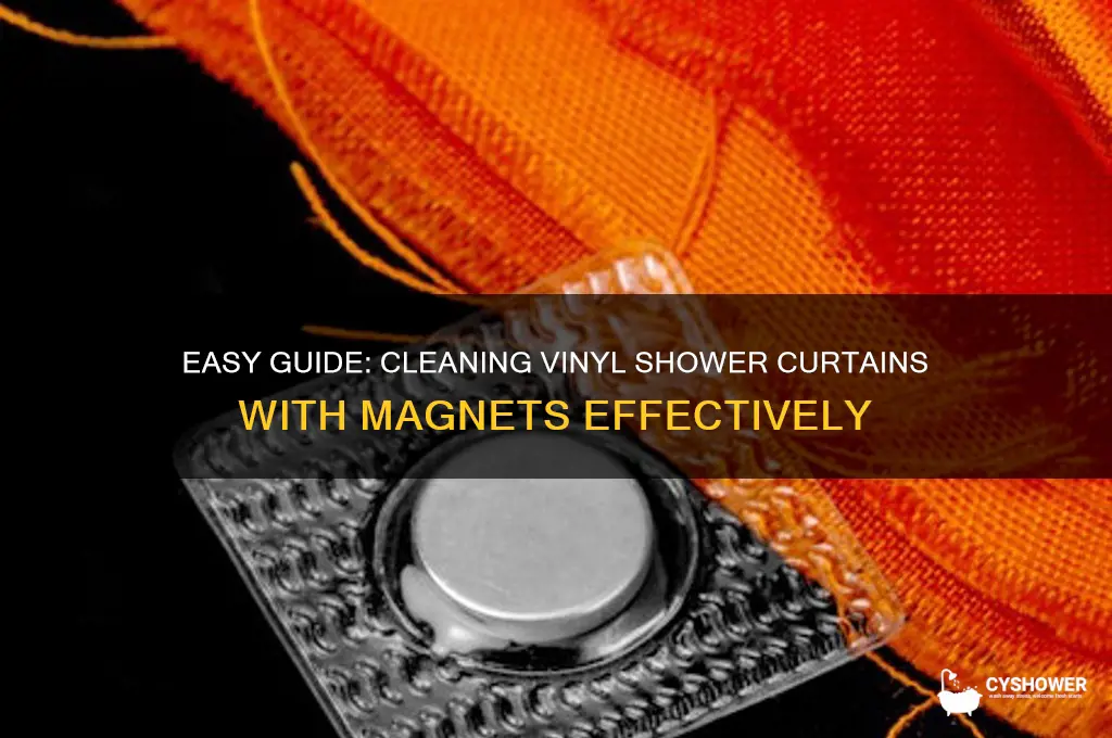 how to wash vinyl shower curtains with magnets