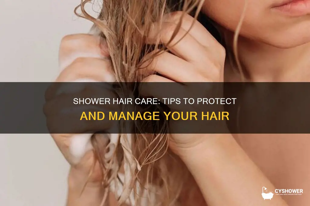 how to watch my hair in shower
