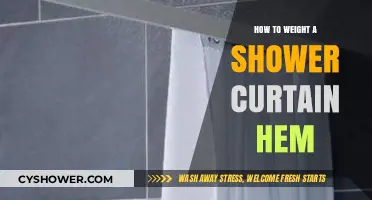 Perfectly Weighted Shower Curtain Hem: Simple DIY Tips and Tricks