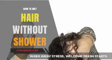 Quick Hair Refresh: Wetting Your Hair Without a Shower