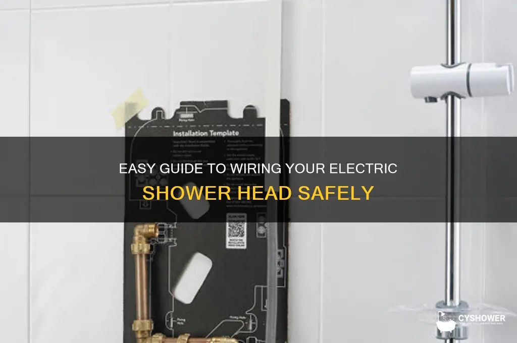 how to wire a electric shower head