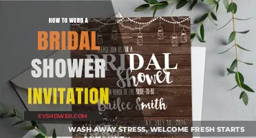 Crafting the Perfect Bridal Shower Invitation: Tips and Wording Ideas