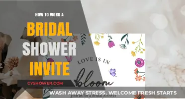 Crafting the Perfect Bridal Shower Invitation: Tips and Wording Ideas