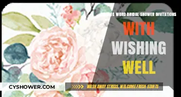 Elegant Wording Tips for Bridal Shower Invites with Wishing Well