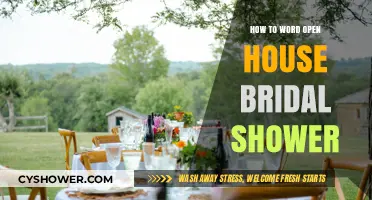 Creative Open House Bridal Shower Invitation Wording Ideas & Tips