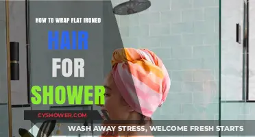 Shower-Ready Styles: Wrapping Flat Ironed Hair for Perfect Protection