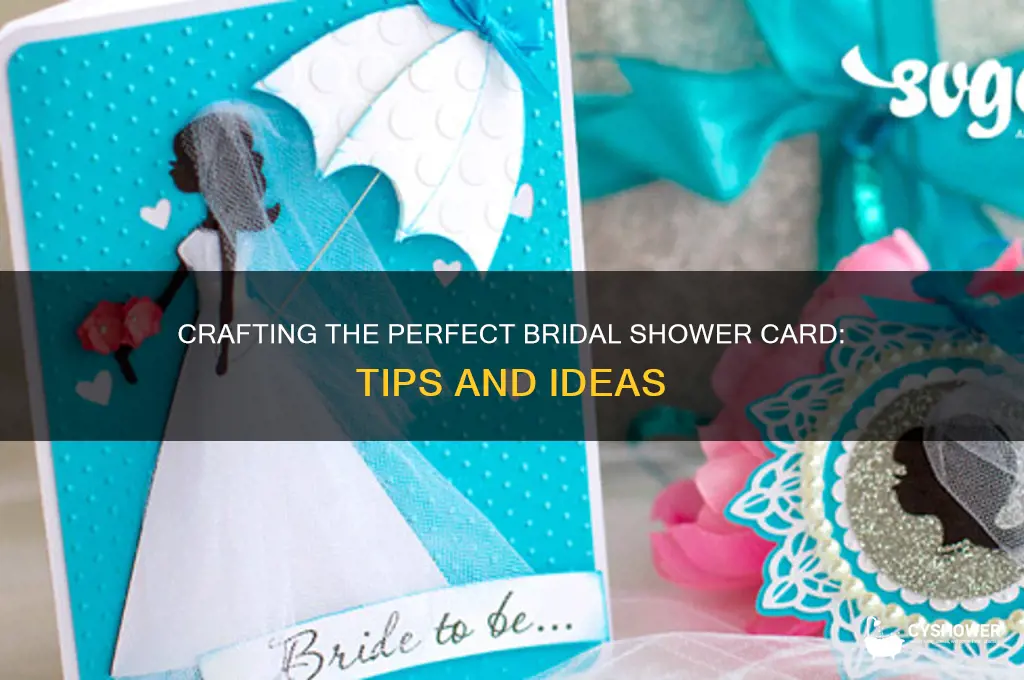 how to write a bridal shower card