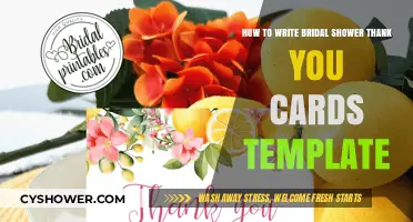 Crafting Heartfelt Bridal Shower Thank You Card Templates Effortlessly
