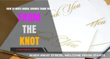 Bridal Shower Gratitude: Crafting Heartfelt Thank You Notes with The Knot