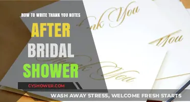 Thoughtful Tips for Writing Heartfelt Bridal Shower Thank You Notes
