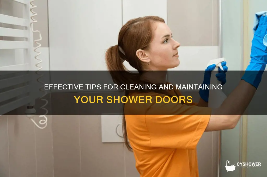 how to you care for shower doors