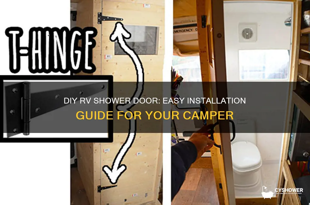 how tomake a shower door for rv