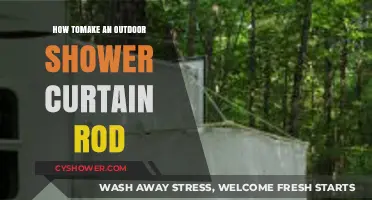DIY Outdoor Shower Curtain Rod: Easy Installation Guide