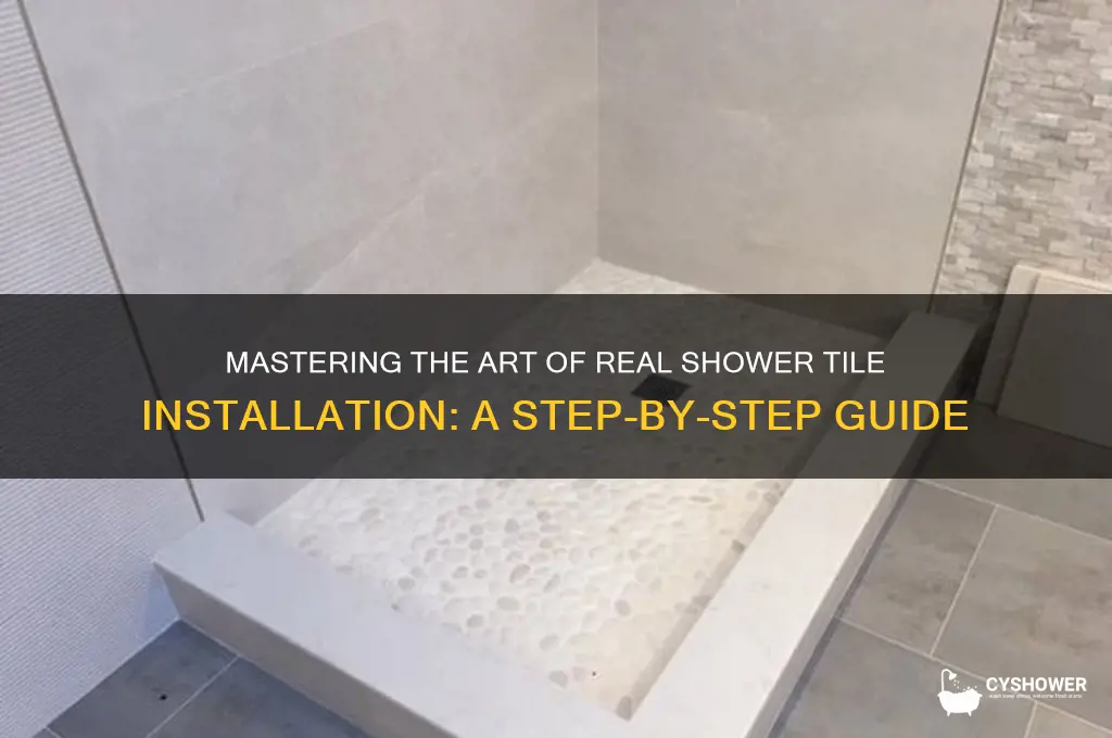 how tp real shower tiles