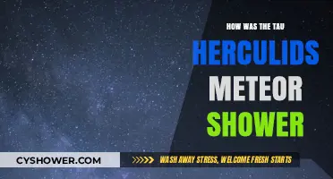 Tau Herculids Meteor Shower: A Celestial Spectacle or Faint Display?