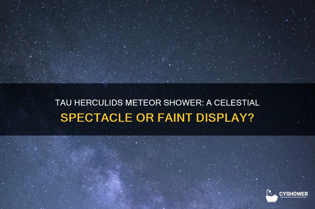 how was the tau herculids meteor shower