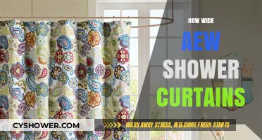 Choosing the Right Shower Curtain Width for Your Bathroom