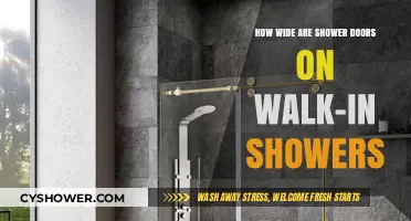 Standard Walk-In Shower Door Widths: A Comprehensive Guide