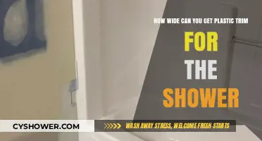 Maximize Your Shower Space: Exploring Wide Plastic Trim Options