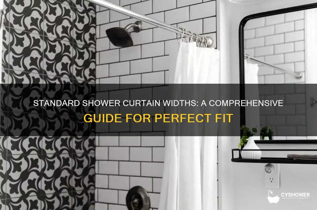 how wide do shower curtains come