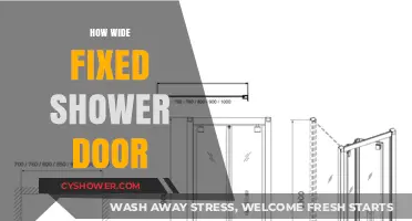 Choosing the Perfect Width for Your Fixed Shower Door
