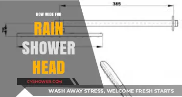 Choosing the Perfect Width for Your Rain Shower Head: A Guide