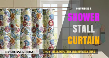 Choosing the Right Shower Curtain Width for Your Stall
