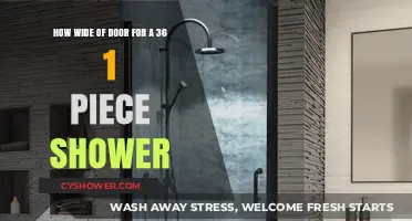 Choosing the Right Door Width for a 36-Inch One-Piece Shower