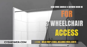 Wheelchair-Accessible Shower Door Width: Essential Measurements for Easy Access