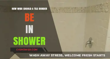 Perfect Shower Tile Border Width: Tips for a Balanced and Stylish Design