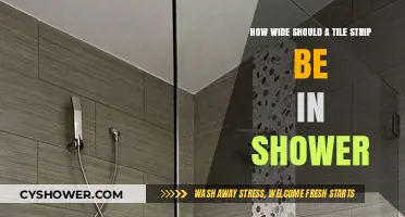 Choosing the Perfect Tile Strip Width for Your Shower Design