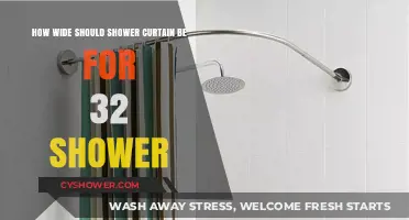 Perfect Fit: Ideal Shower Curtain Width for 32-Inch Showers