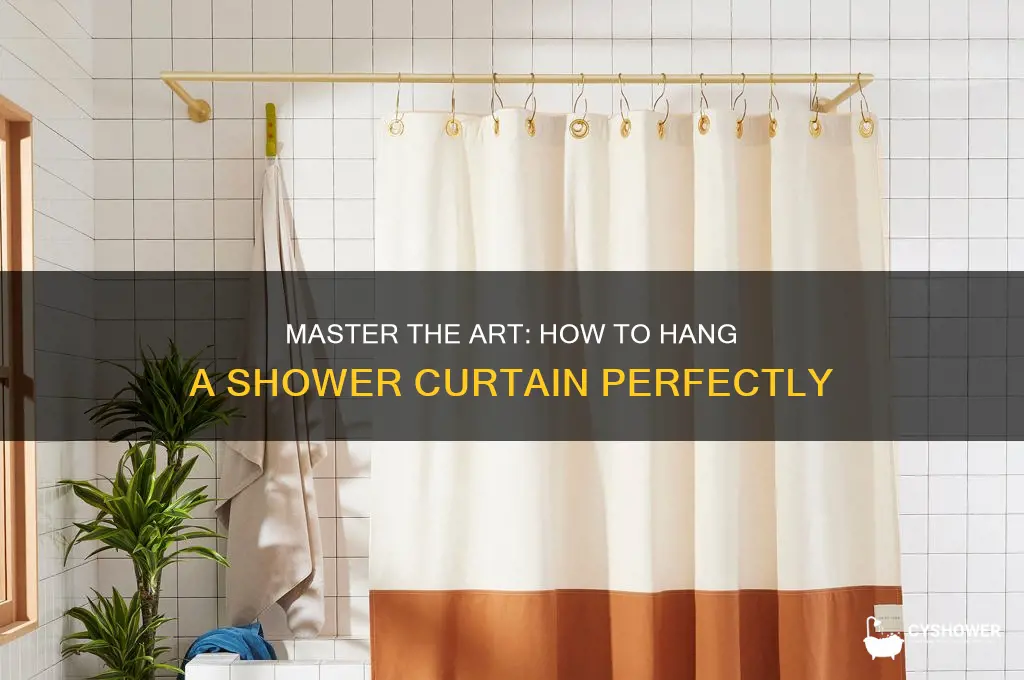 how yo hang shower curtain