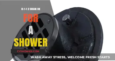 Is a 1-1/2 Inch Drain Suitable for Your Shower?