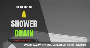 Is a 1-Inch Shower Drain Adequate for Your Bathroom?