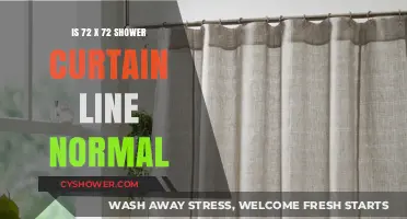 Is a 72 x 72 Shower Curtain the Standard Size?