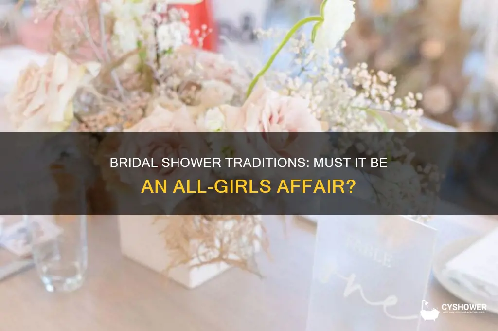 is a bridal shower all girls