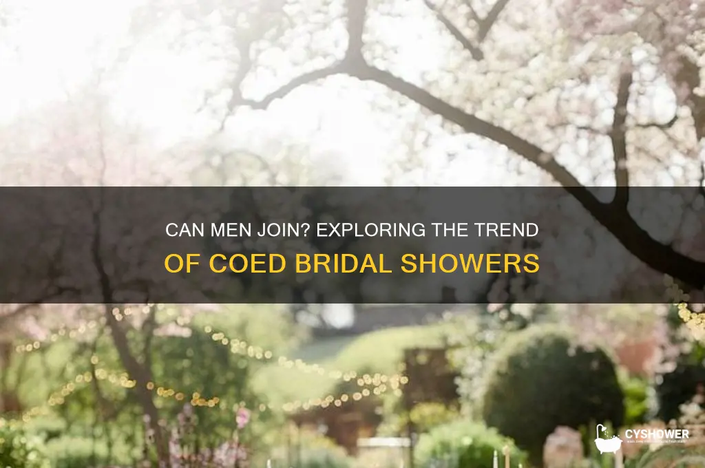 is a bridal shower coed