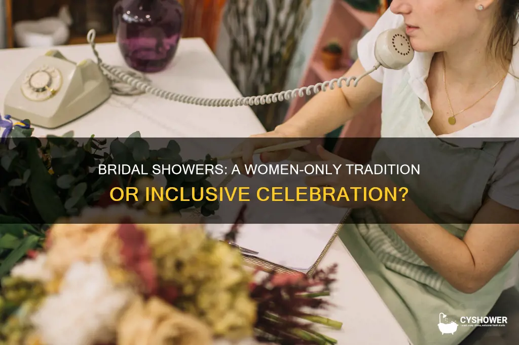is a bridal shower only for women