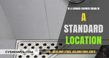 Standard Corner Shower Drain Placement: What You Need to Know
