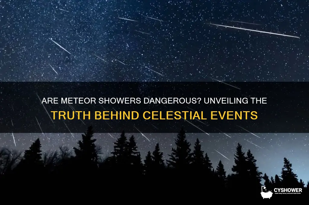 is a meteor shower dangerous
