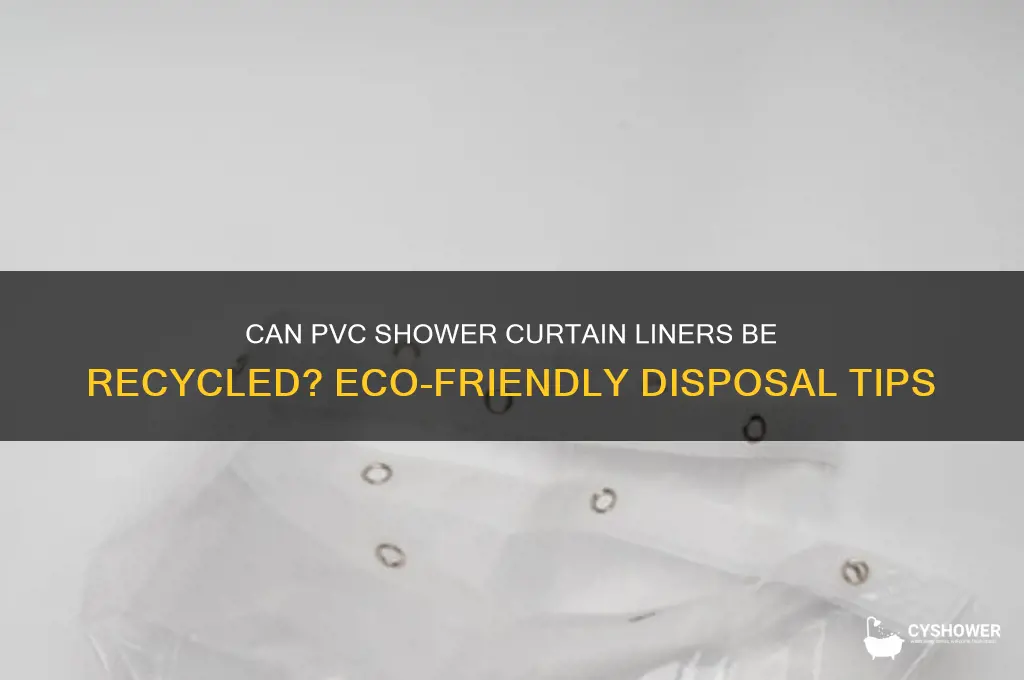 is a pvc shower curtain liner recyclable